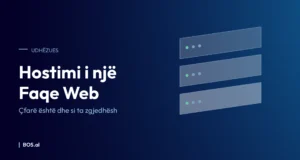 hostimi i nje faqe web