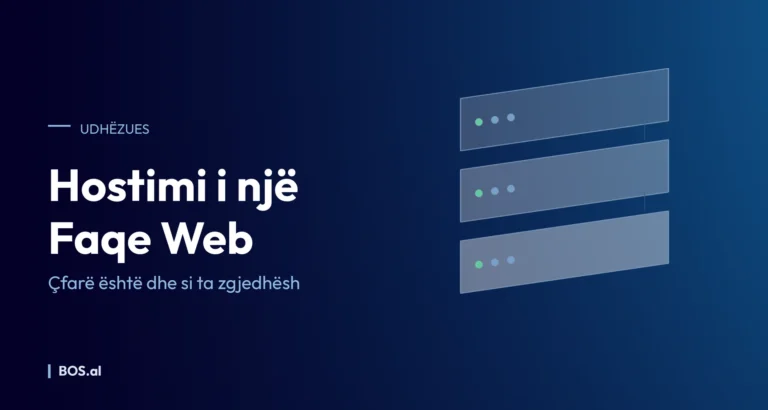 hostimi i nje faqe web