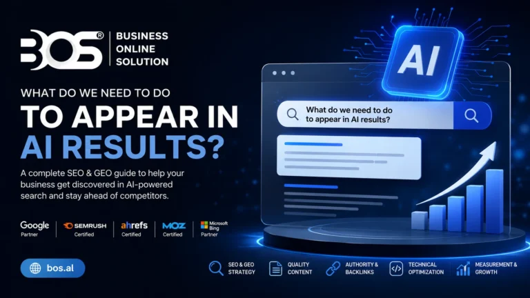 How to appear in AI results | SEO & GEO Guide