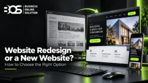 website redesign vs new website